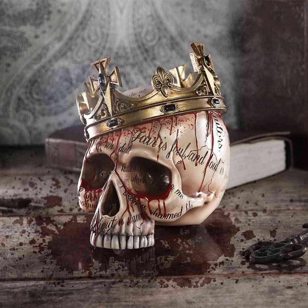 Nemesis Now - Macbeth 15cm Figurine - Crâne - Multicolore